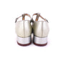 Early 1940s Silver Wedge Sandals CC41 UK 6.5