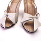 1950s Roger Vivier for Christian Dior Grey Sandals UK 3