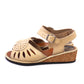 1970s Unworn Chelsea Girl Cork Wedge Sandals UK 3