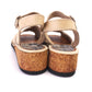 1970s Unworn Chelsea Girl Cork Wedge Sandals UK 3