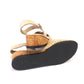 1970s Unworn Chelsea Girl Cork Wedge Sandals UK 3