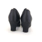 1930s Black Silk Art Deco Pumps UK 7