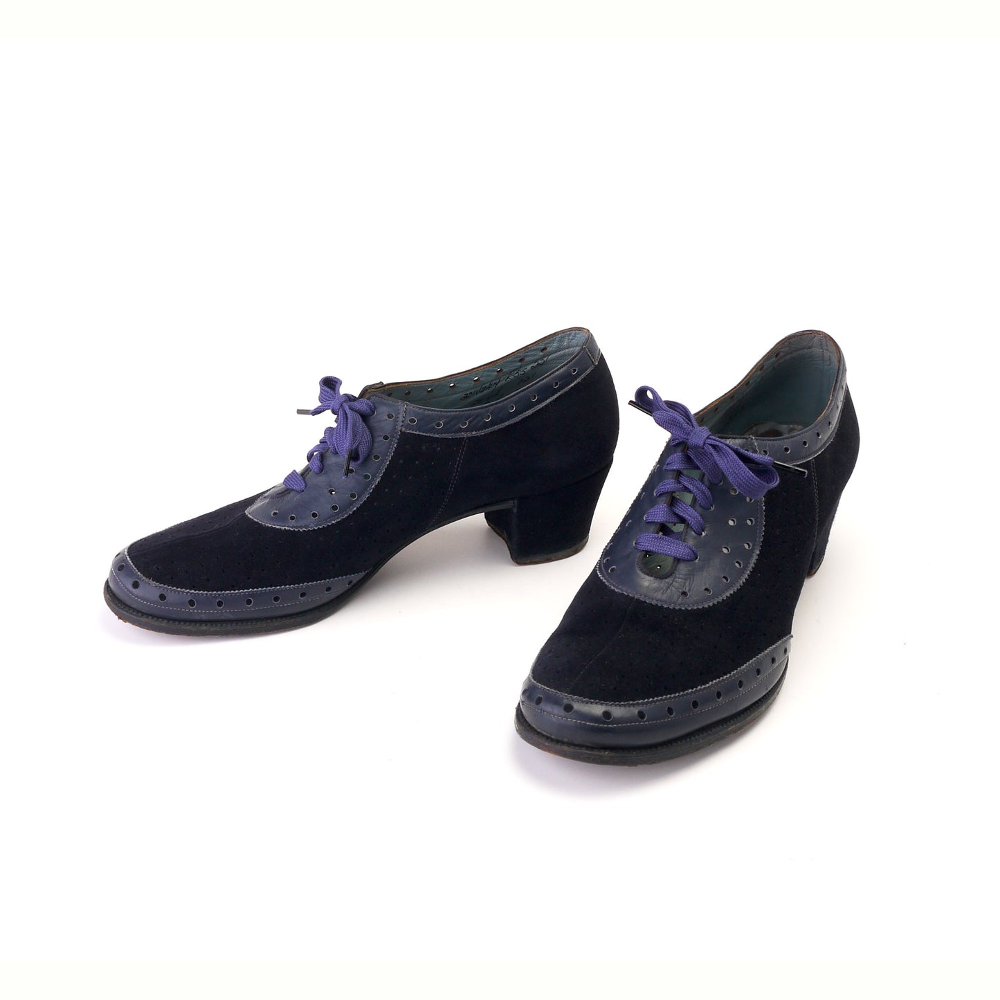 1940s Church's Navy Ghillies CC41 Walking Shoes UK 5