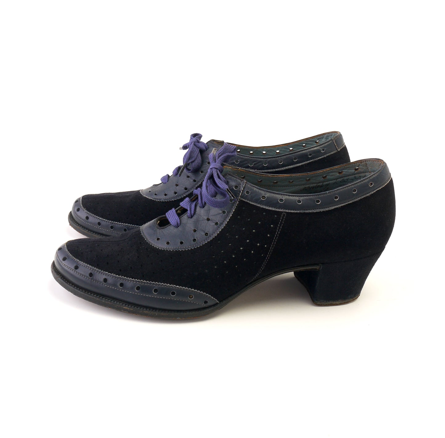 1940s Church's Navy Ghillies CC41 Walking Shoes UK 5