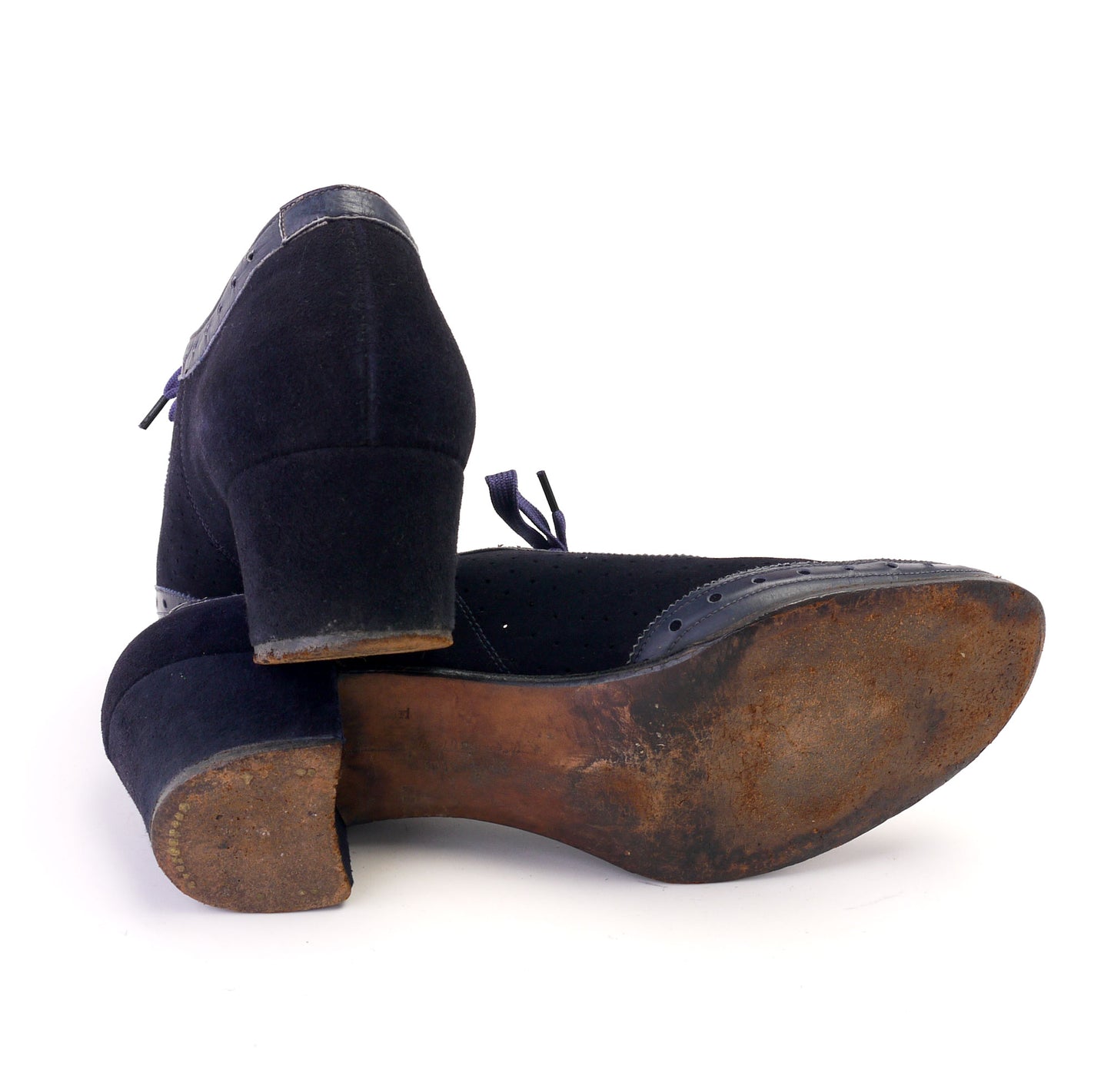 1940s Church's Navy Ghillies CC41 Walking Shoes UK 5
