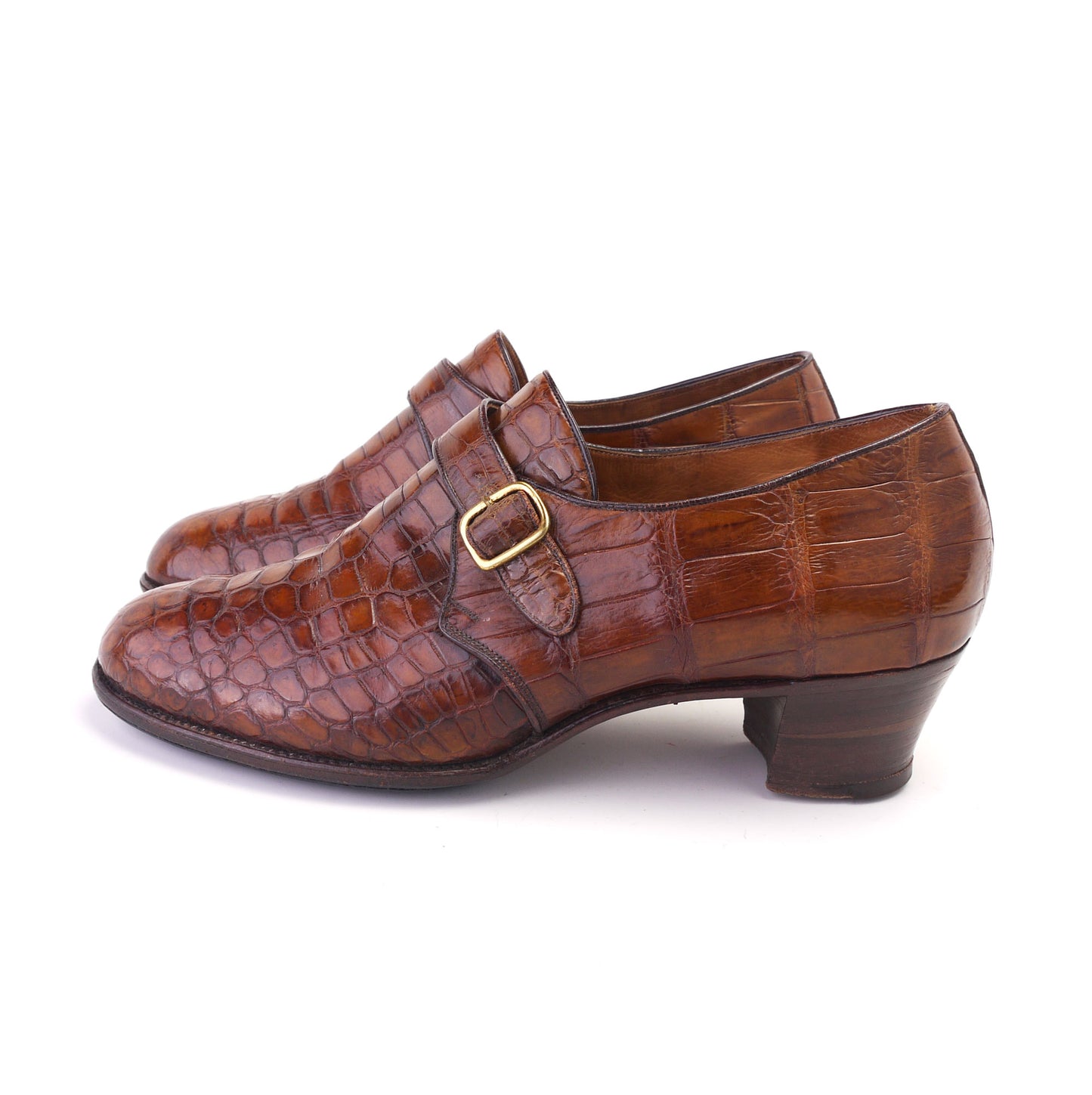 Superb 30s 40s 50s Ladies Monk Shoes by Church's UK 7