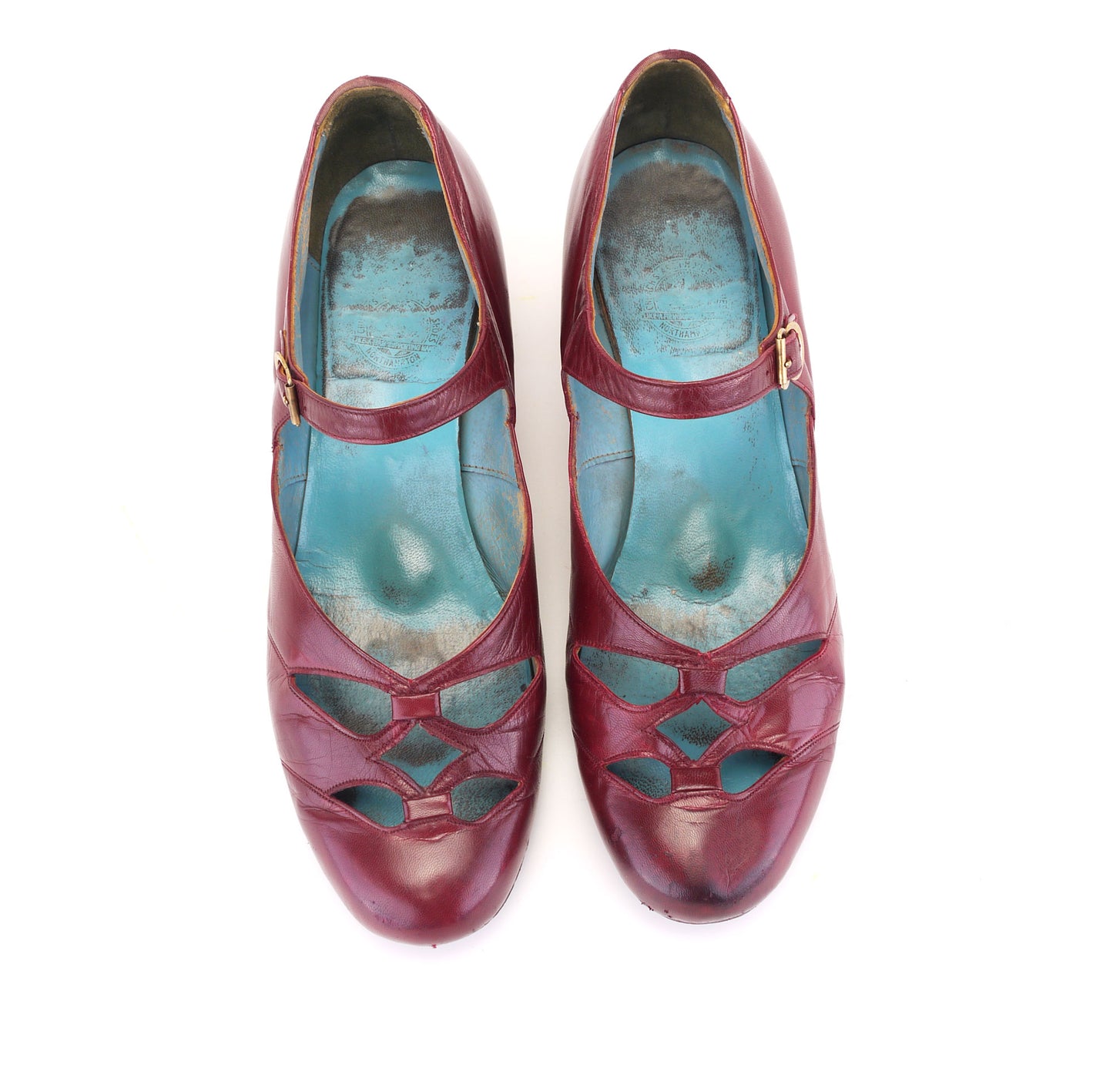 1950s Church's Wine Mary Janes UK 7.5