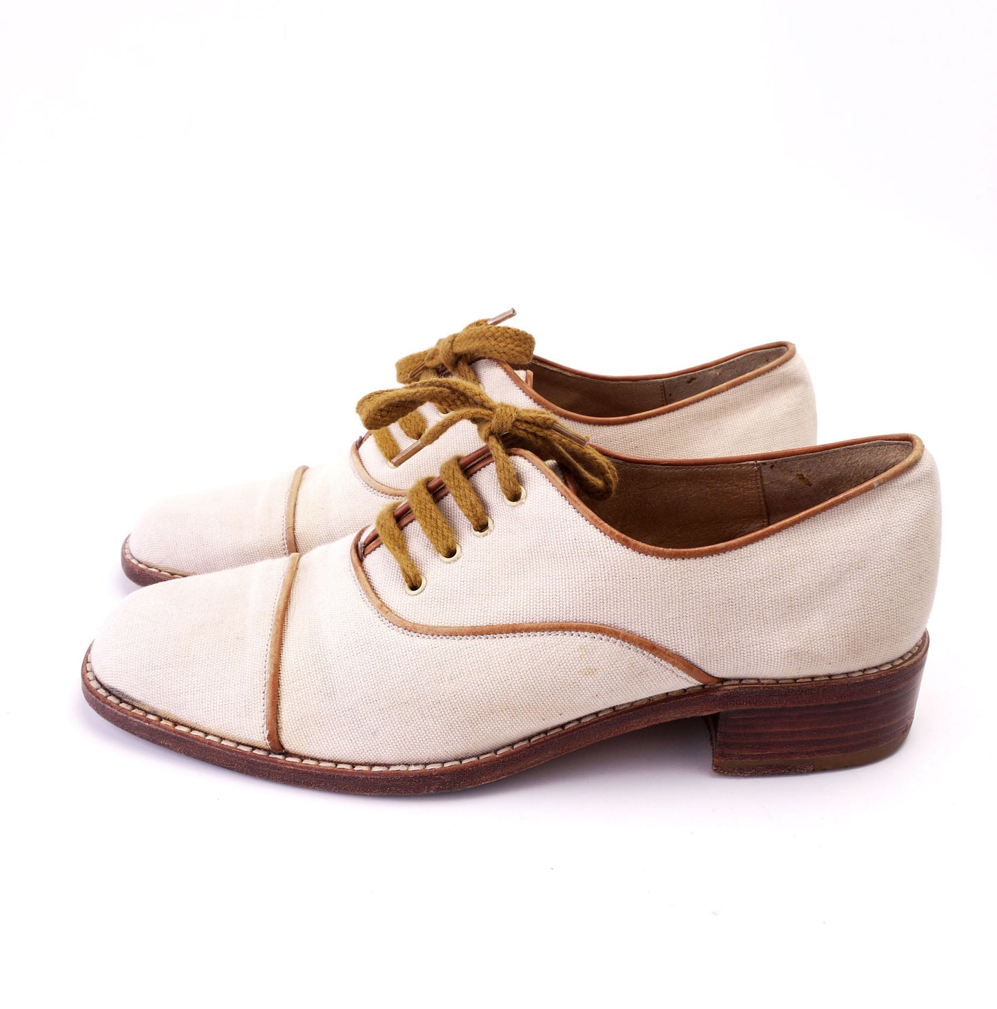 Charles Jourdan Gents Linen Oxfords UK 7.5