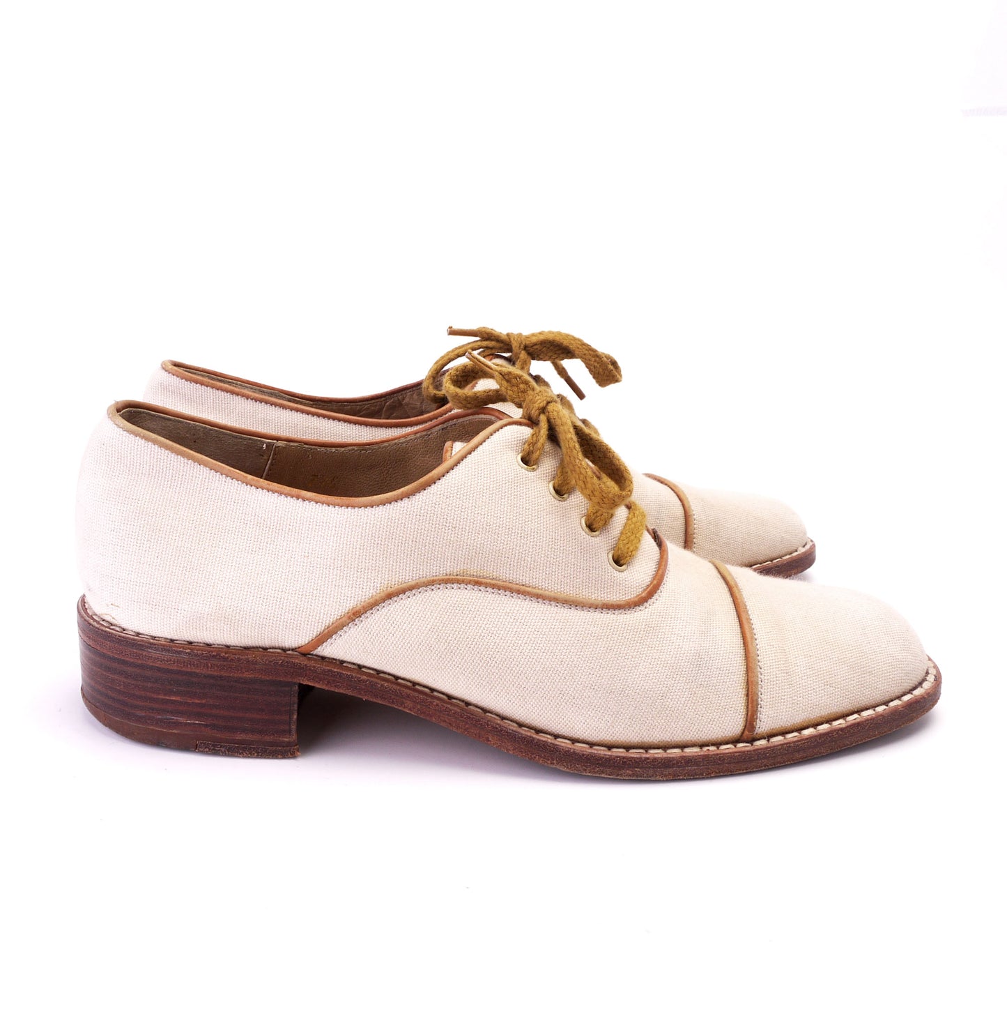 Charles Jourdan Gents Linen Oxfords UK 7.5