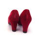1960s Red Velvet Pumps by Charles Jourdan UK 5.5