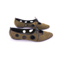 1960s Dark Khaki MOD Flats by Clarks UK 5.5