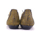 1960s Dark Khaki MOD Flats by Clarks UK 5.5