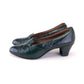 Clarks Bottle Green 1950s Pumps UK 8