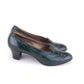 Clarks Bottle Green 1950s Pumps UK 8