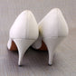 1960s Matt White Clarks Stiletto Pumps UK 6