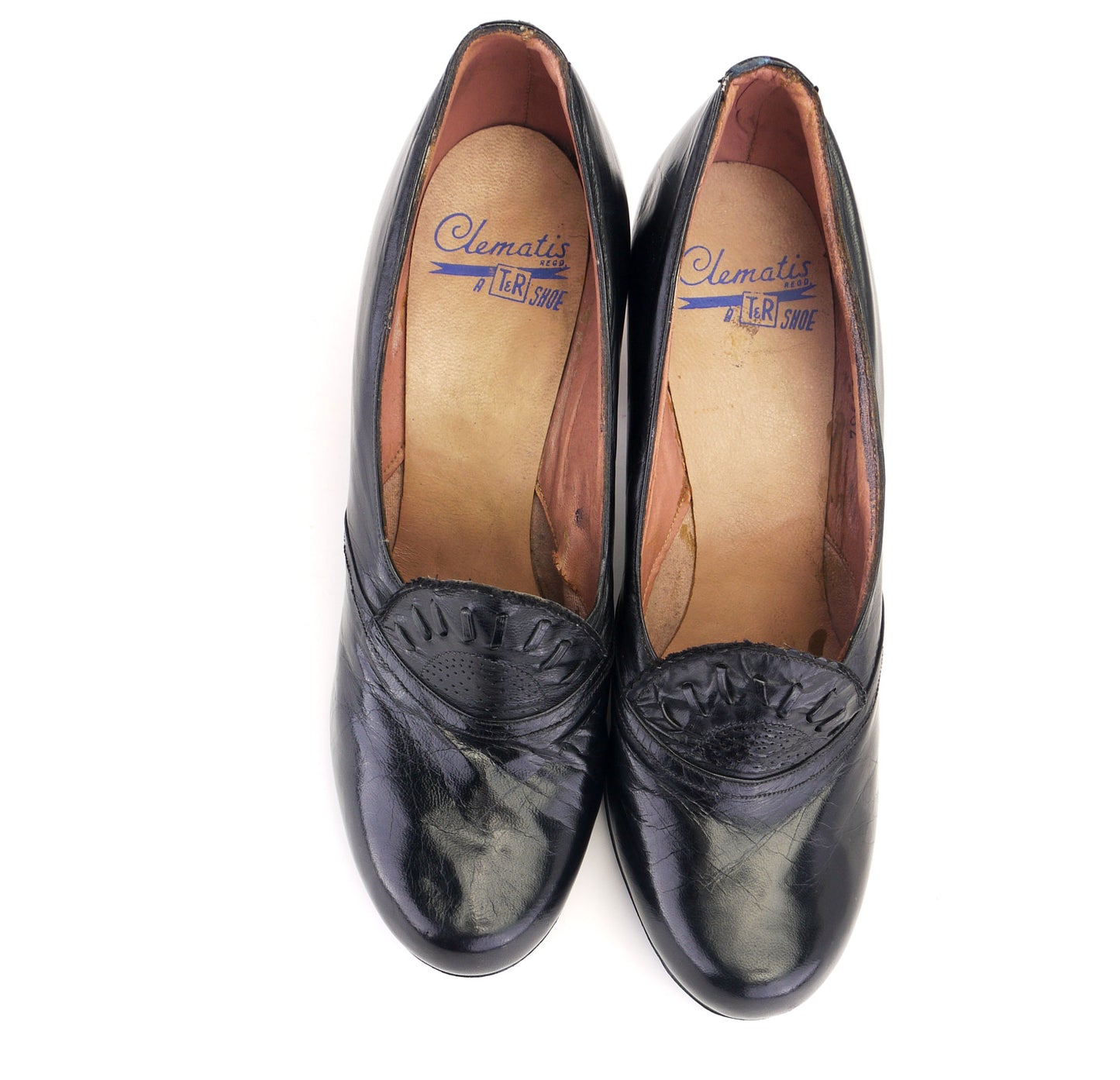 1940s Unworn Black CC41 Pumps by Clematis UK 2.5