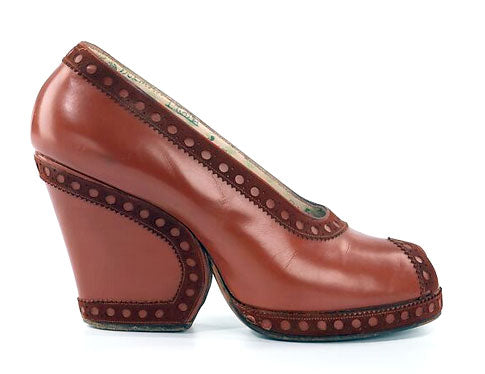 Robert Clergerie 90s Does 30s Platform Wedge UK 5