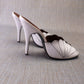 Unsigned Clive Shilton White Shell Mules UK 4.5