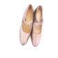 1920s Gold Lustre Mary Jane Evening Shoes UK 4