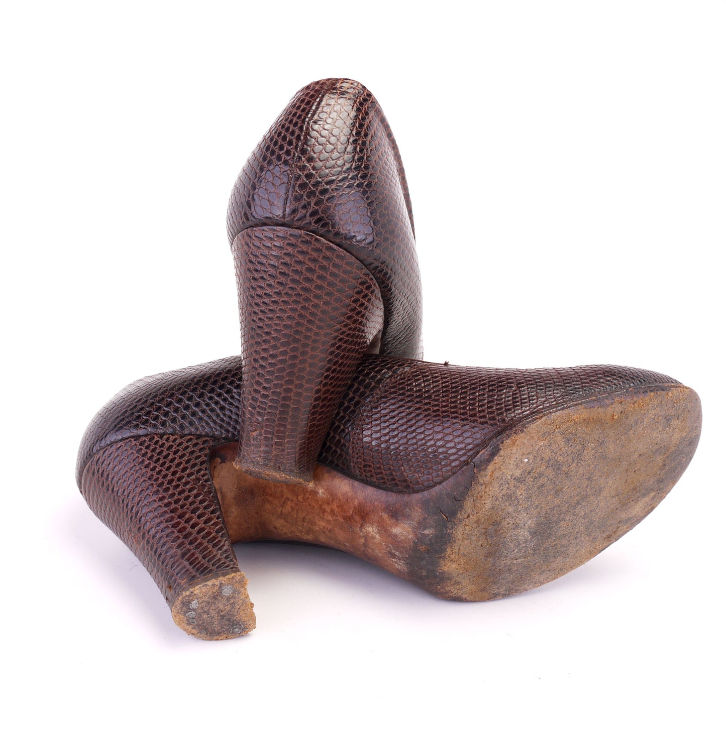 Dolcis Debutante 1940s Brown Pumps UK 2.5