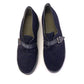 Deadstock 1940s Navy Blue Wedges UK 3.5