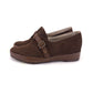 Deadstock 1940s CC41 Brown Suede Wedges UK 3
