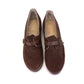 Deadstock 1940s Brown Suede Wedges CC41 UK 3