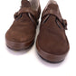Deadstock 1940s Brown Suede Wedges CC41 UK 3