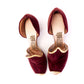 1930s Deadstock Velvet Evening Shoes by Debenhams UK 5
