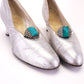 1920s Silver Pumps by Debenham & Freebody UK 7.5