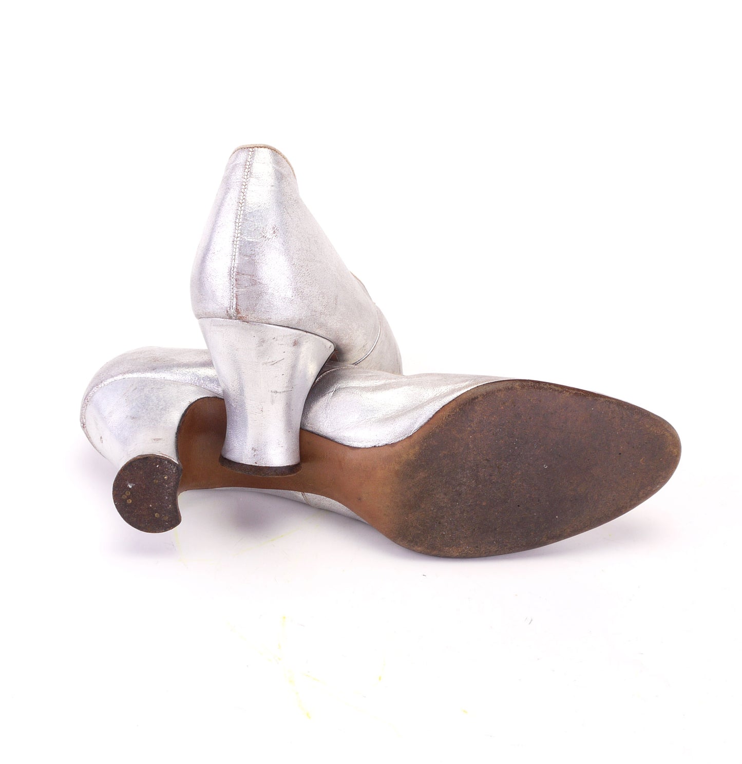 1920s Silver Pumps by Debenham & Freebody UK 7.5