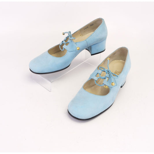 60s Pale Blue MOD Ghillies by Debenhams UK 3