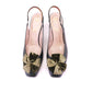 1960s MOD Style Green Slingbacks by Delman UK 4.5