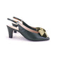 1960s MOD Style Green Slingbacks by Delman UK 4.5