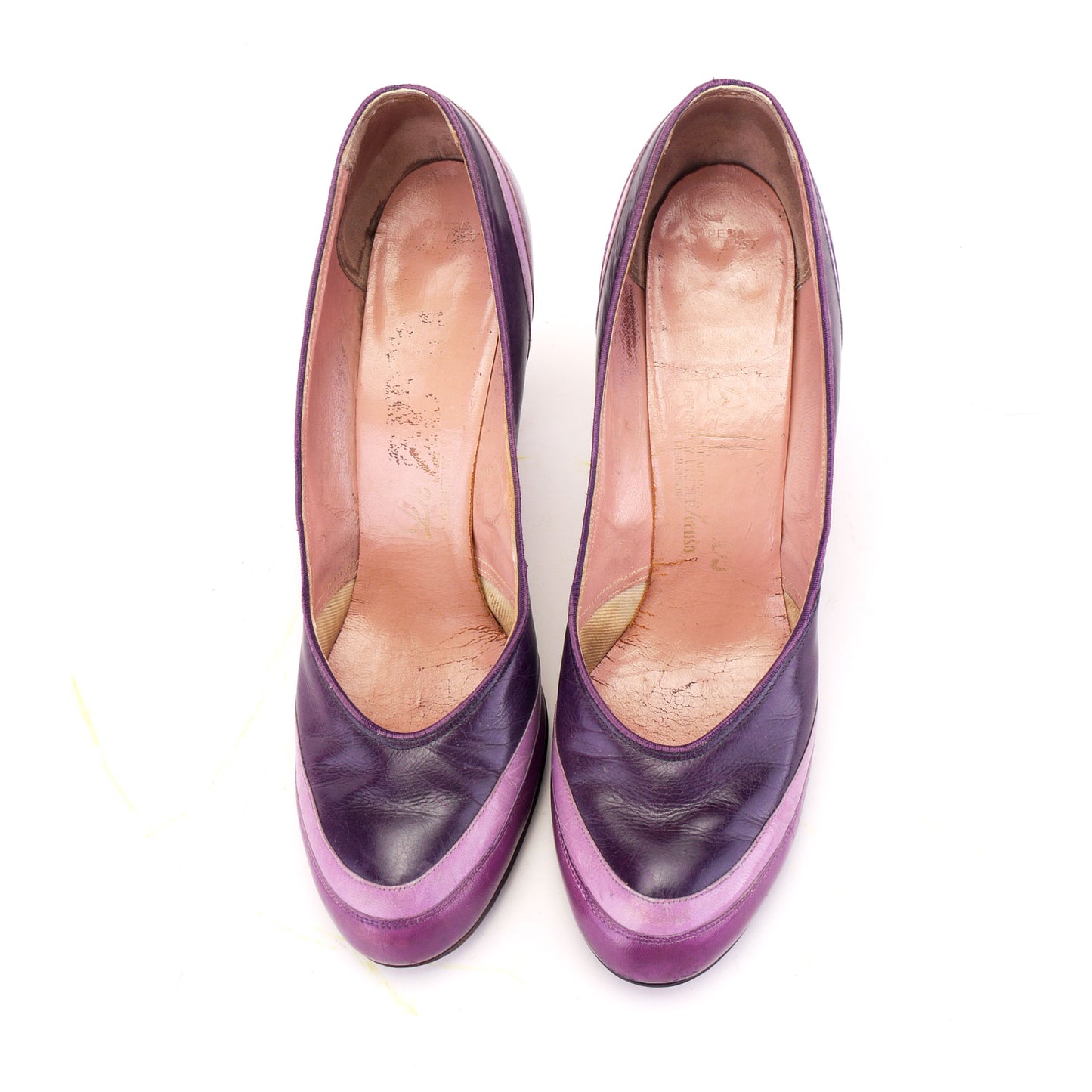 1950s Palter De Liso Purple Pumps UK 5