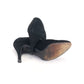 1950s Delman Black Suede Stiletto Pumps UK 3.5