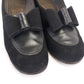 1940s Black CC41 Suede & Leather Pumps By Delta UK 4