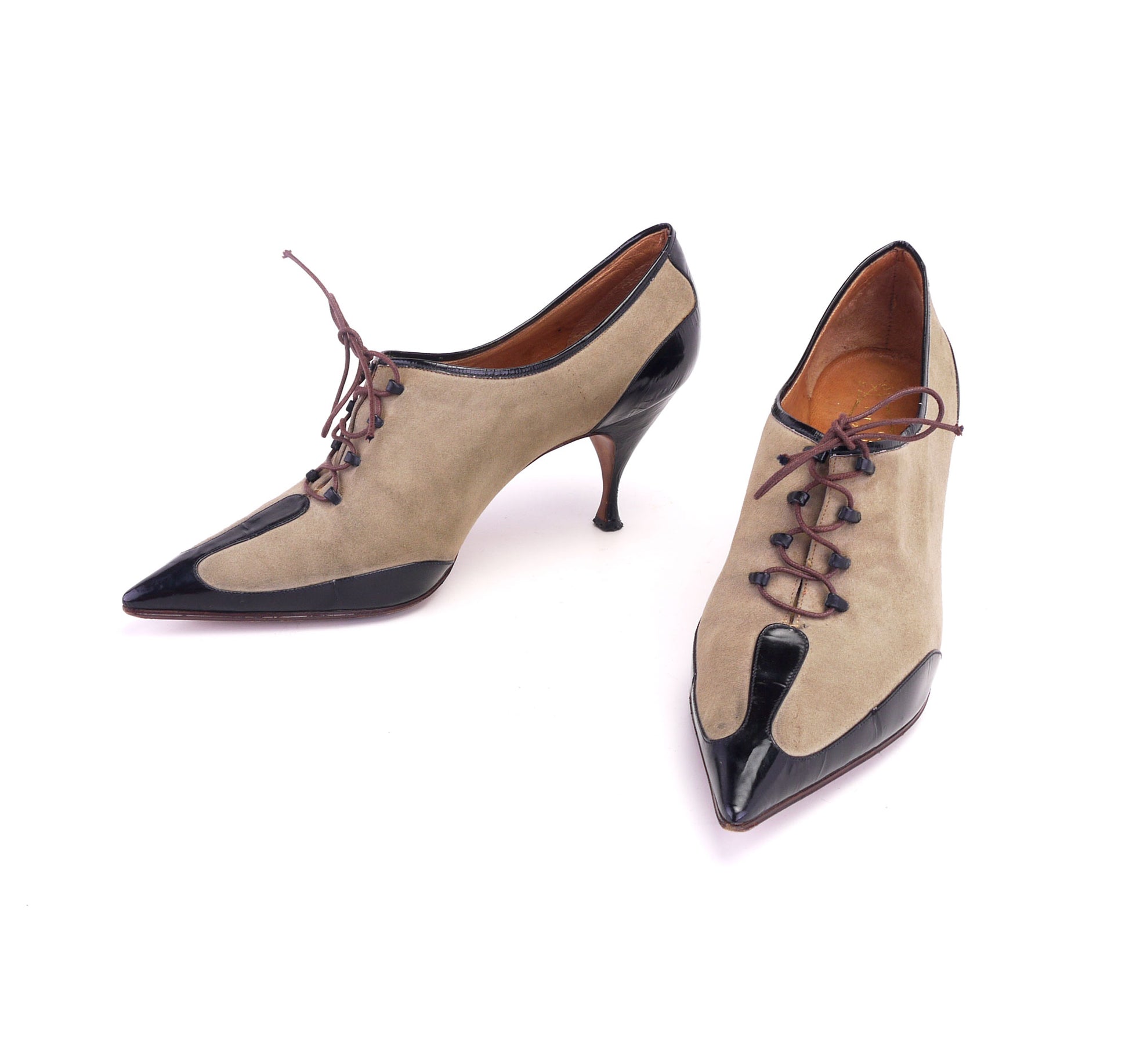 Derbers 1960s Two Tone Fetish Winklepickers UK – Fashion At