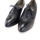 1980s Italian Made Black Laced Heels by Desiree UK 5