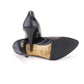 1980s Italian Made Black Laced Heels by Desiree UK 5
