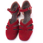 1940s Dark Red CC41 Bar Shoes by Devonshire UK 6