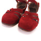 1940s Dark Red CC41 Bar Shoes by Devonshire UK 6