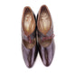 1930s Brown Laced Mary Janes by Diana UK 5