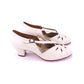 1950s Deadstock Diana Wide Fit Beige Shoes UK 5.5