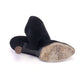 1930s Black Suede Pumps w Crochet Cutouts UK 6
