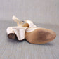 1930s White Silk Slingbacks by Dolcis UK 4.5