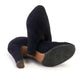 1940s CC41 Peeptoe Pumps Midnight Blue UK 5