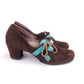 1940s Brown Suede Dutch Boy Pumps by Lotus UK 5
