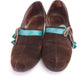 1940s Brown Suede Dutch Boy Pumps by Lotus UK 5