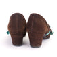 1940s Brown Suede Dutch Boy Pumps by Lotus UK 5